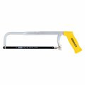 Stanley 10 in. Steel Adjustable Hacksaw Black/Yellow 1 pc STHT14039